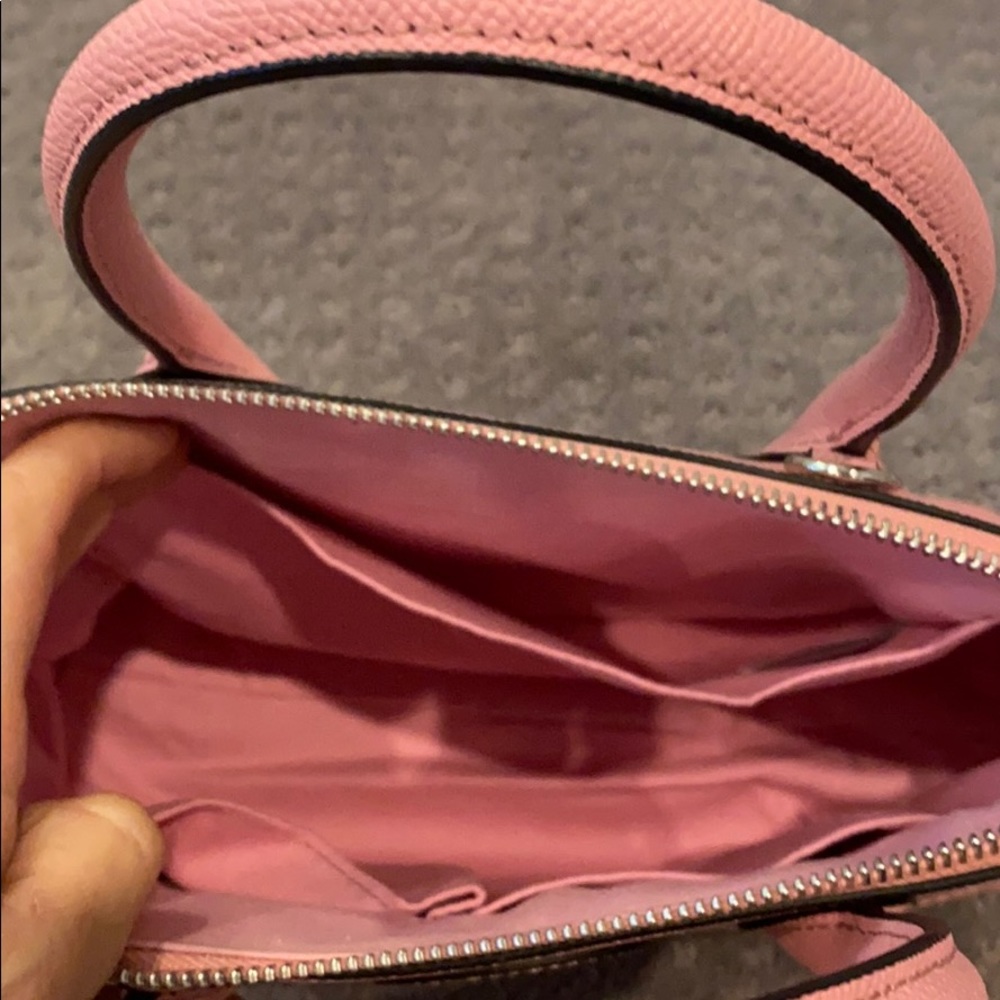 Rose colored M.I.L.A. Purse satchel handbag - Picture 3 of 5